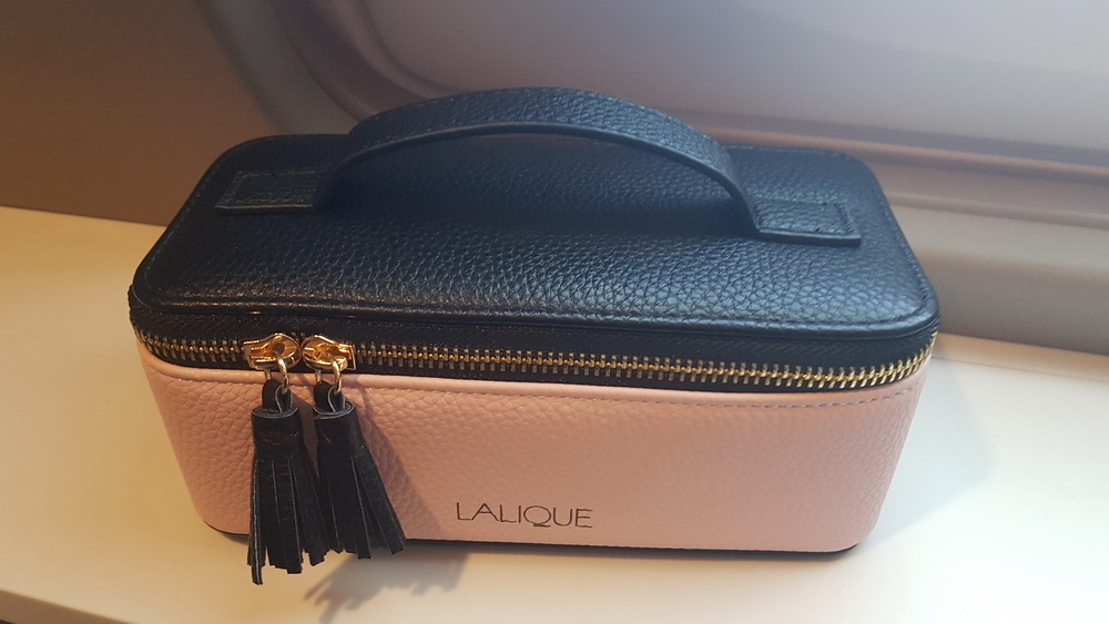 Lalique amenity bag for ladies