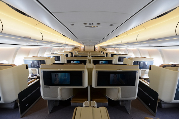 Singapore Airlines A340-500 Business Class