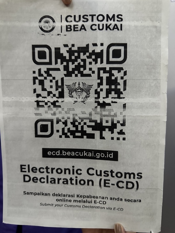 a paper with a qr code