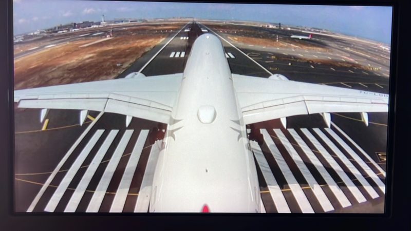 an airplane on a runway
