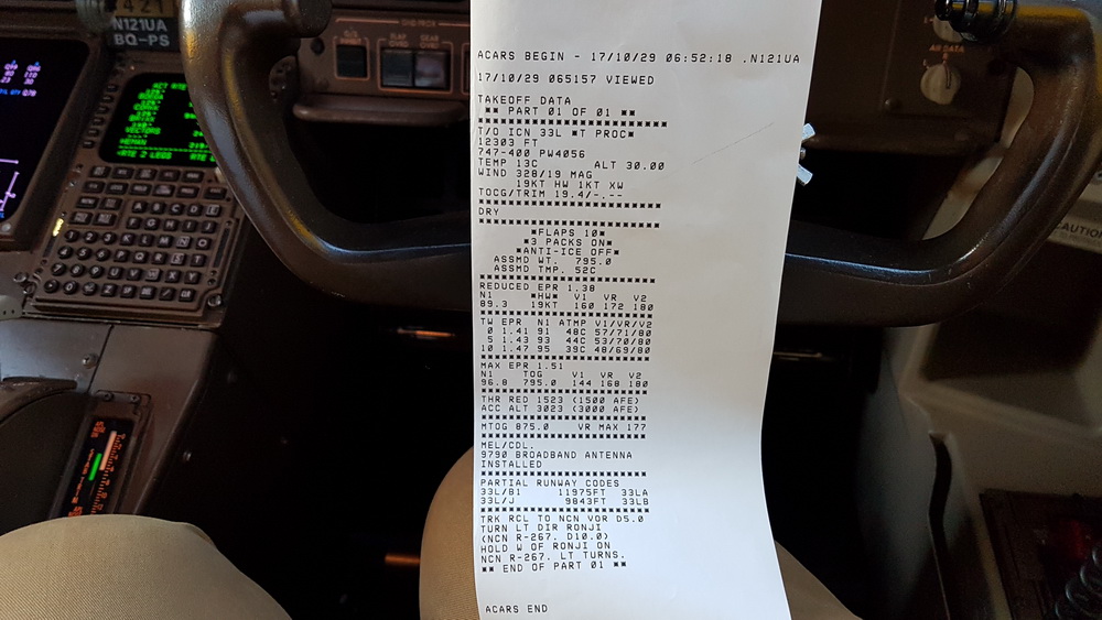 a paper receipt with text on it